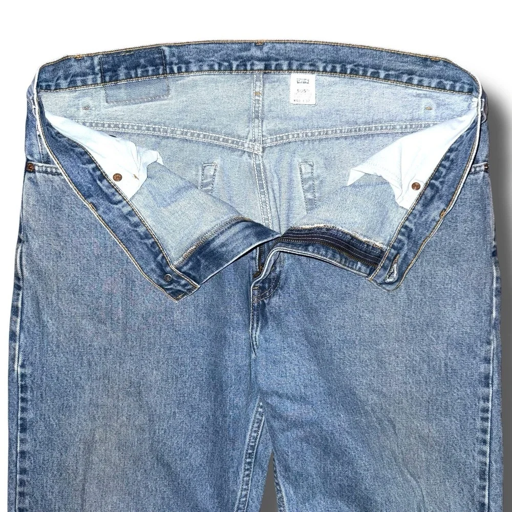 Vintage LEVIS Jeans Men 40x32 Denim Y2K 505 Regular Fit Straight Leg Zipper‎ Fly